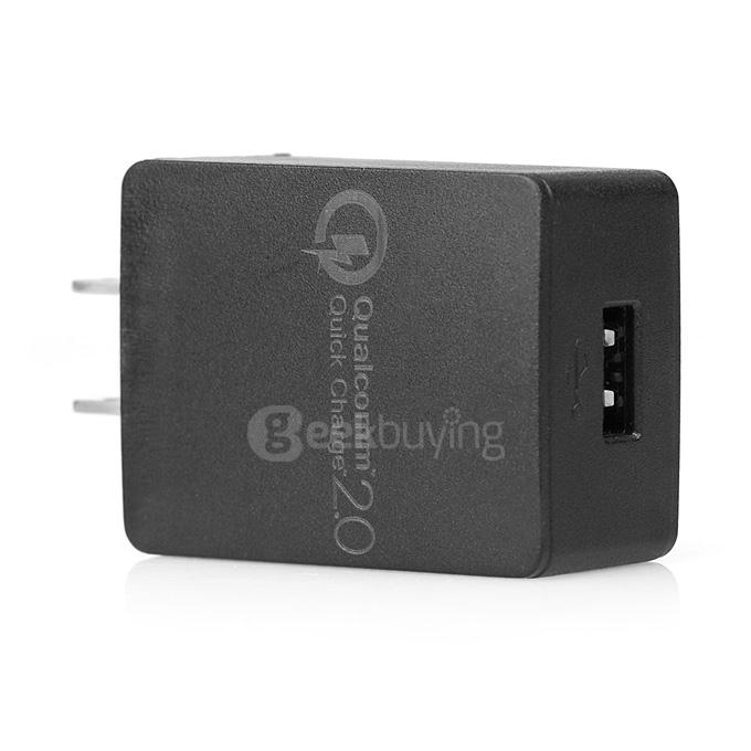 Itian US Plug Quick Charger QC 2.0 Fast Charger For LG G4 Samsung Galaxy S6/S6 Edge Plus Sony z5 HTC ASUS Zenfone 2 Xiaomi Mi4 - Black