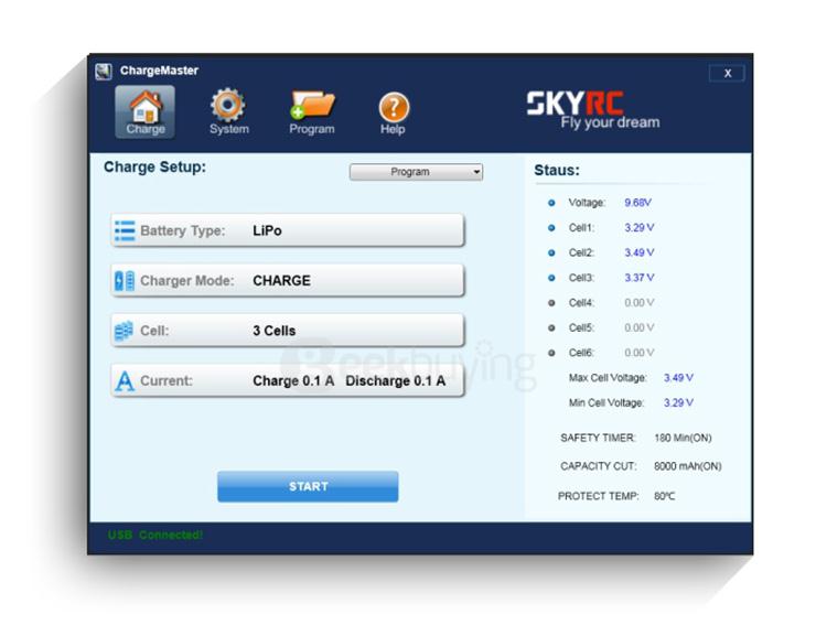 SKYRC S60 60W AC Battery Balance Charger Discharger