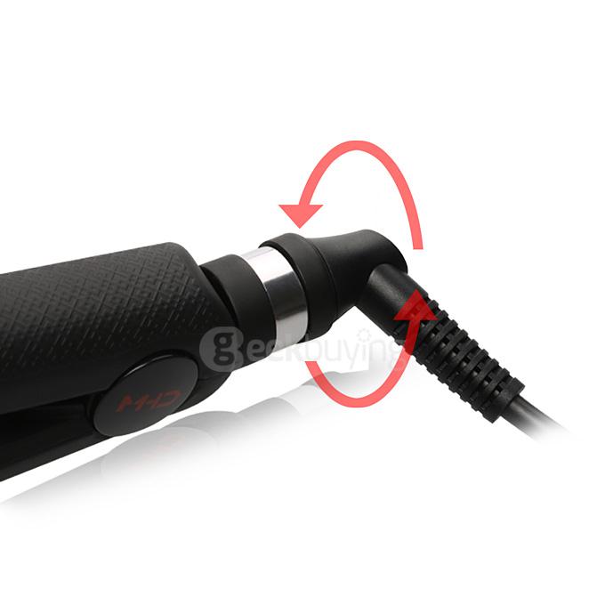MHD 1 Inch Professional Metal Ceramic Hair Straightener Heater Keratin Flat Iron Hair Treatment Tool - US Plug