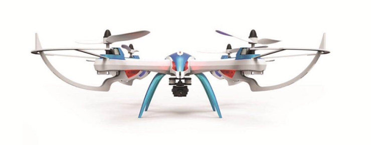 JJRC H16 YiZhan Tarantula X6 Wide Angle 3D Stunt Quadcopter with 5MP Camera With IOC - Black & white