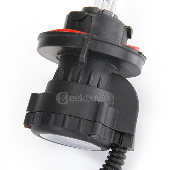 8000K Car H13-3 35W HID Xenon Headlight Light Lamp Bulb Replacement - Black + White ( One Pair )