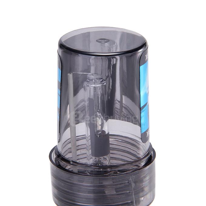 5000K 35W D4R Car HID Pure white Xenon Headlight Light Lamp Bulbs - Black + White ( One Pair )