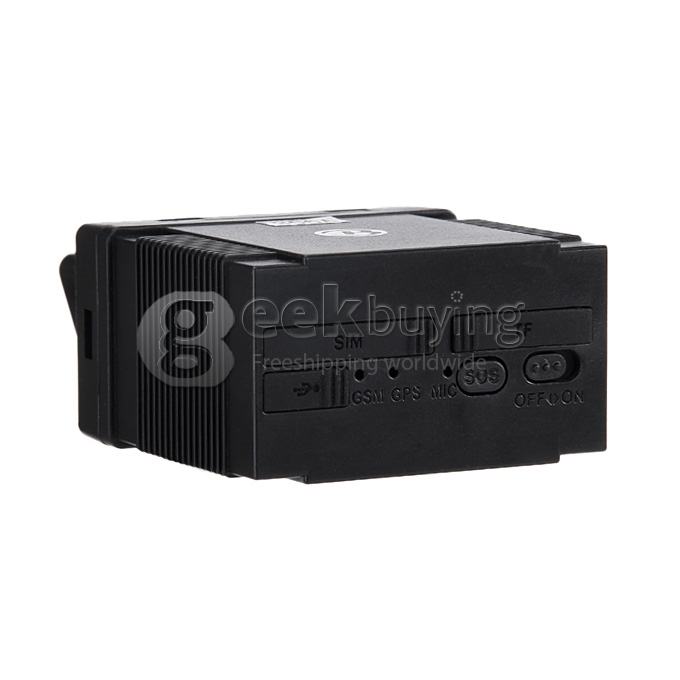 NEW Quad Band Car Vehicle GSM GPS Tracker GPS306A OBD Data Mileage Listen-in OBD Tracker - Black