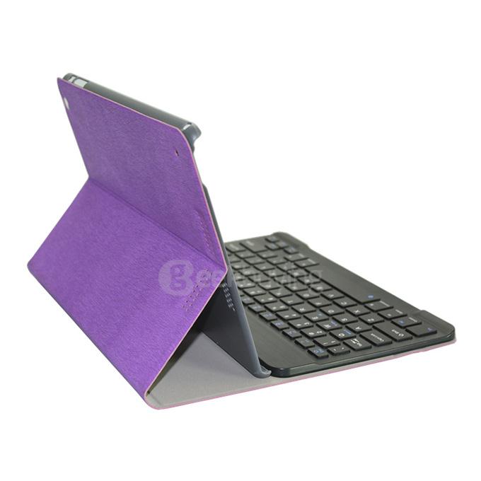Removable Bluetooth Keyboard Leather Case for 9.7