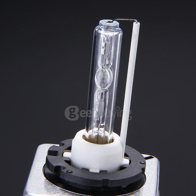 12000K 35W D1S Car HID Warm white Xenon Headlight Light Lamp Bulbs - Black + White ( One Pair )