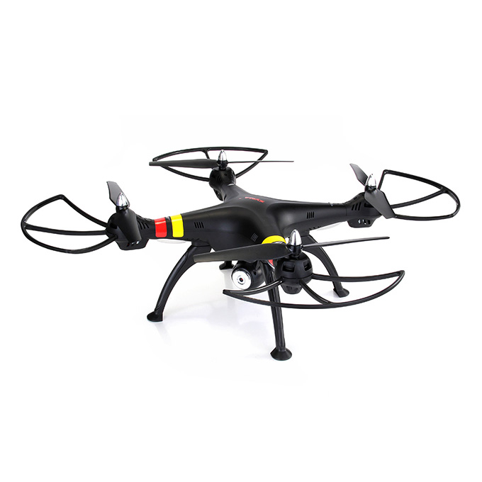 Syma X8C Venture Quadcopter 2MP HD Camera Headless Mode RTF 2.4G RC 6 Axis Gyro 3D Flip Fly - Black