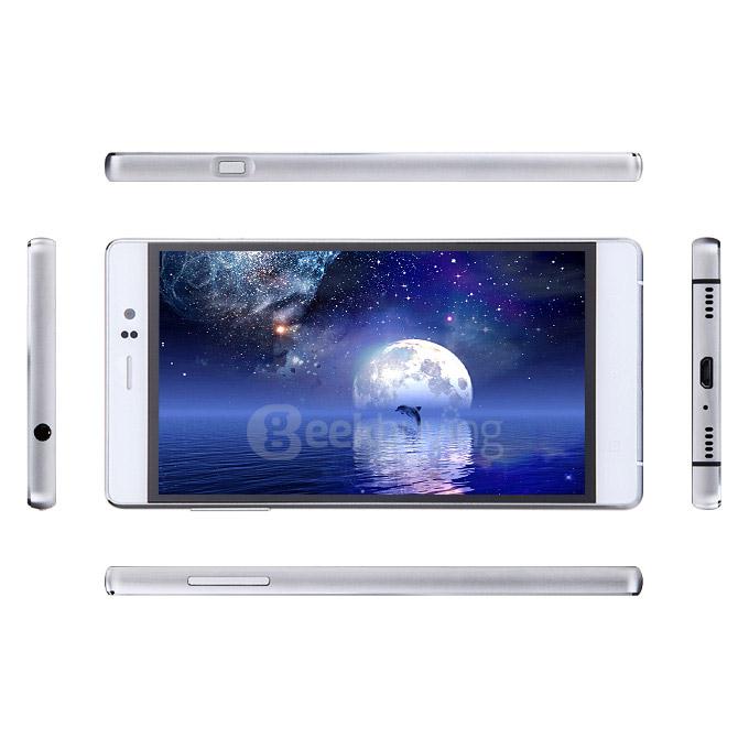 X-BQ P8 5.0inch HD Screen MTK6582 Quad Core 1.3GHz Android 5.1 Smartphone 512MB RAM 4GB ROM 3G GPS Miracast - White