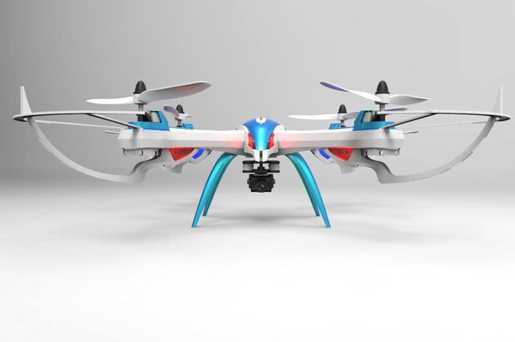JJRC H16 YiZhan Tarantula X6 Wide Angle 3D Stunt Quadcopter with 5MP Camera With IOC - Black & white