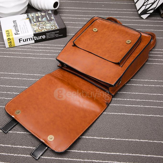 Taoleyu Retro Shoulder Bag Fashionable College Style Lady Bag Backpack - Cinnamon