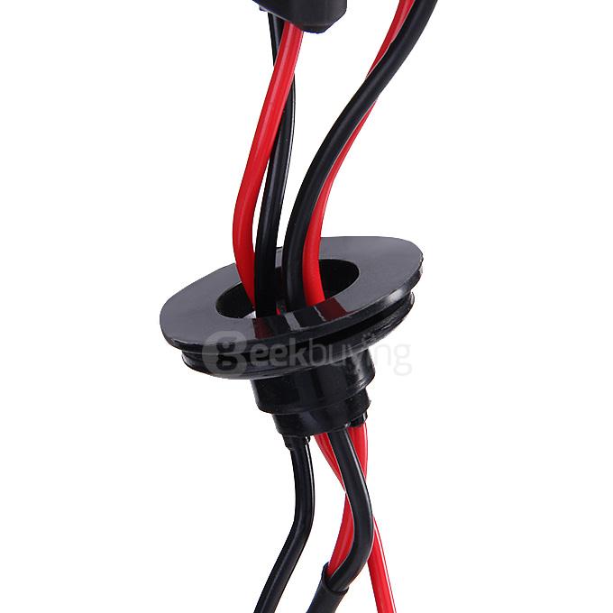 5000K Car H7 55W HID Xenon Headlight Light Lamp Bulb - Black + White ( One Pair )