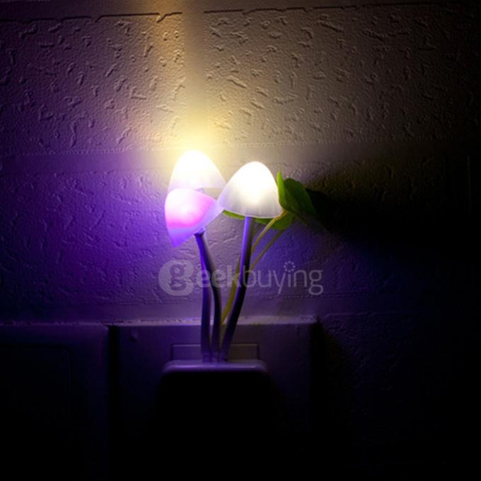 Cute Mushroom Shape Design LED Light Night Light Bed Lamp