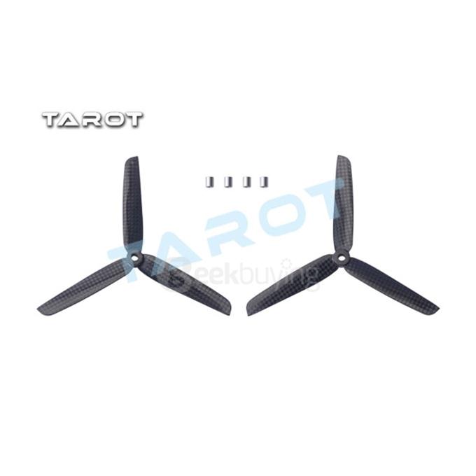 Tarot 6045 Propellers Carbon Fiber 3-Blade CW CCW For Mini Quadcopter 200 250 TL300E8