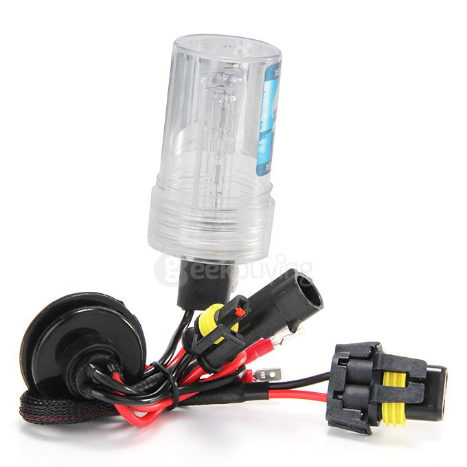 6000K Car H1 35W HID Xenon Headlight Light Lamp Bulb Replacement - Black + White ( One Pair )