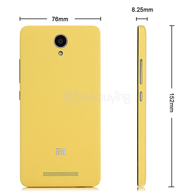 Xiaomi Redmi Note 2 Standard 4G Smartphone 5.5 Inch FHD Screen 2GB 16GB 64bit Helio X10 Octa Core 3060mAh 13.0MP - Yellow