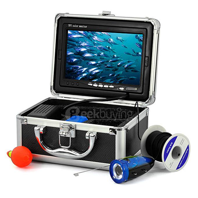 ENNIO SY7000 30M 12-LED 900TVL Underwater Fishing Video Camera System With 7 Inches LCD HD Monitor - EU Plug