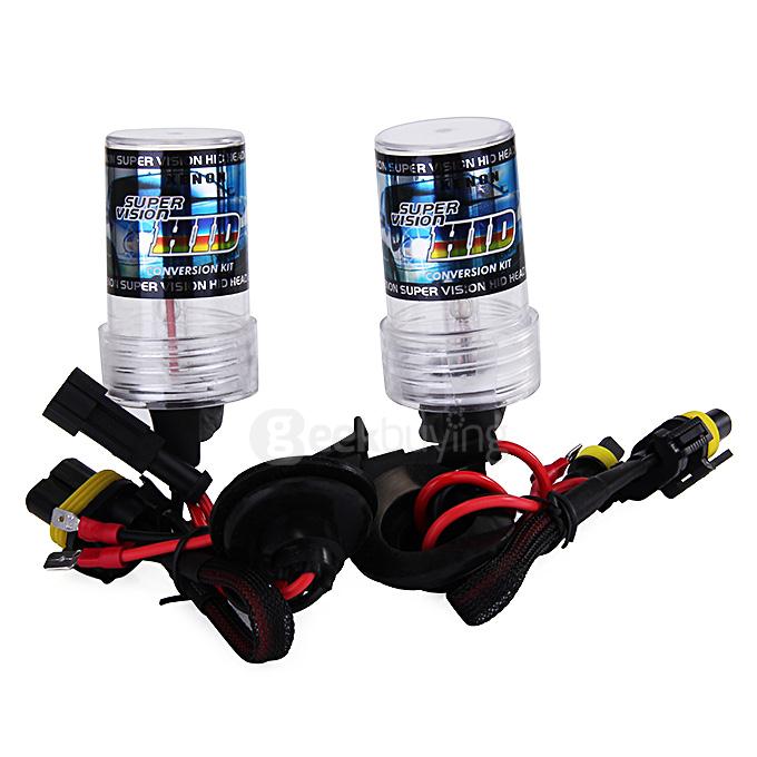 12000K H3 55W 12V Xenon HID Kit Car Headlight Slim Ballast Xenon Bulb - Black + White