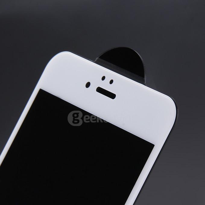 Makibes 3D Curved Surface Toughened Glass 0.33mm Screen Protector Film Cover Arc Edge For iPhone 6 Plus 5.5 inch-White