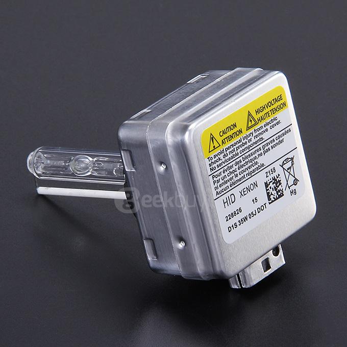 12000K 35W D1S Car HID Warm white Xenon Headlight Light Lamp Bulbs - Black + White ( One Pair )
