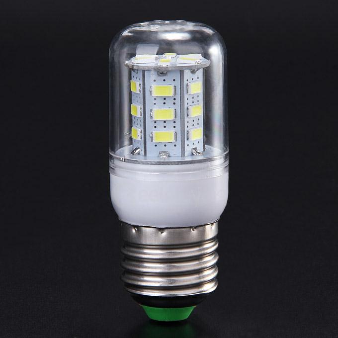 E27 220V 5W 500Lm 24LED White 5730SDM LED Corn Light Bulb Night Light Lamp With Housing