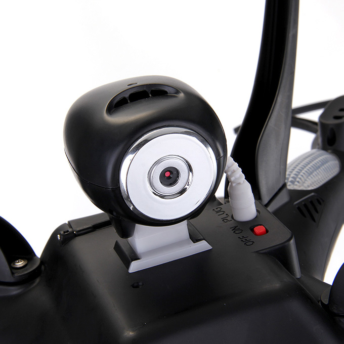 Syma X8C Venture Quadcopter 2MP HD Camera Headless Mode RTF 2.4G RC 6 Axis Gyro 3D Flip Fly - Black