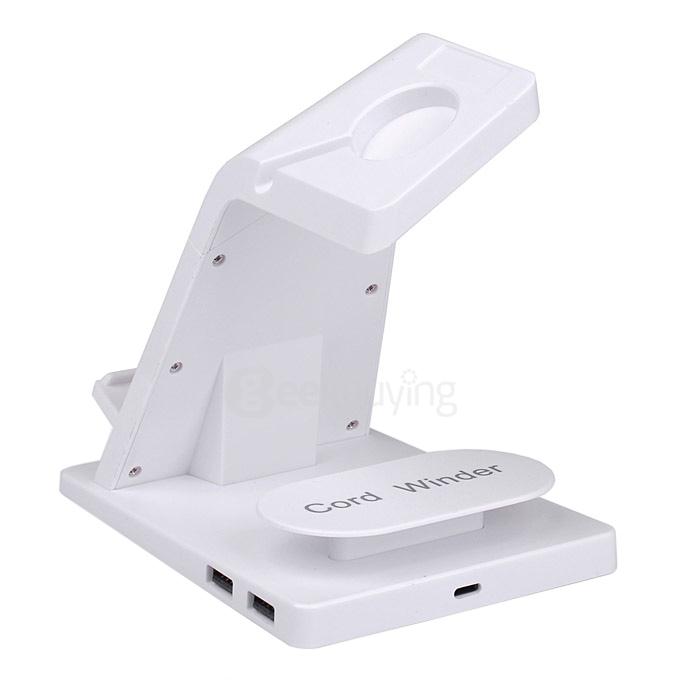 Itian A16 Charging Dock Station Holder for Apple iPhone / iWatch / iPad - White
