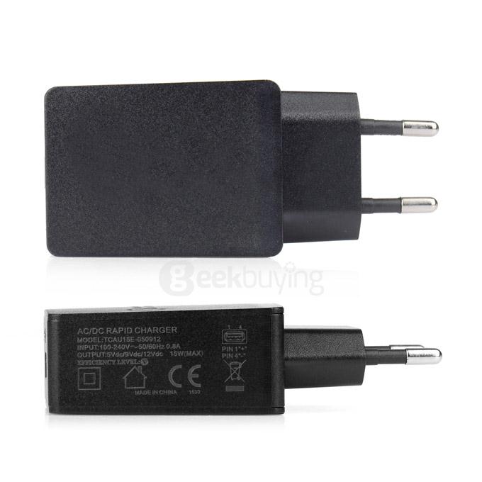 Itian EU Plug Quick Charger QC 2.0 Fast Charger For LG G4 Samsung Galaxy S6/S6 Edge Plus Sony z5 HTC ASUS Zenfone 2 Xiaomi Mi4 - Black
