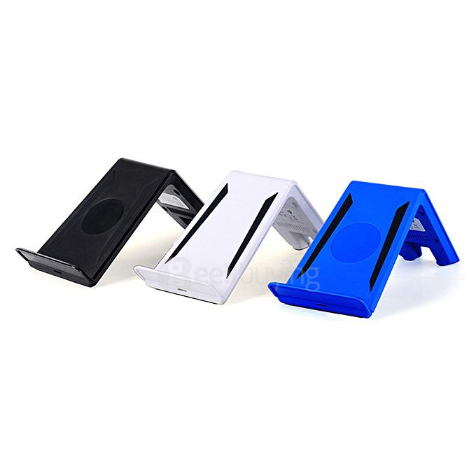 Itian A6 QI Wireless Charging Transmitter Wireless Charger With Holder For Nokia LG Samsung - White
