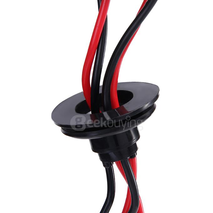 10000K Car H3 35W HID Xenon Headlight Light Lamp Bulb Replacement - Black + White ( One Pair )