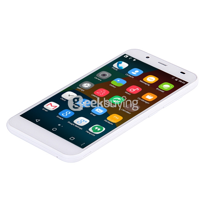 Bluboo Xfire 5.0inch Android 5.1 OS 1GB RAM 8GB ROM Smartphone MT6735M Quad Core 1.0GHz 4G GPS OTG Miracast - White