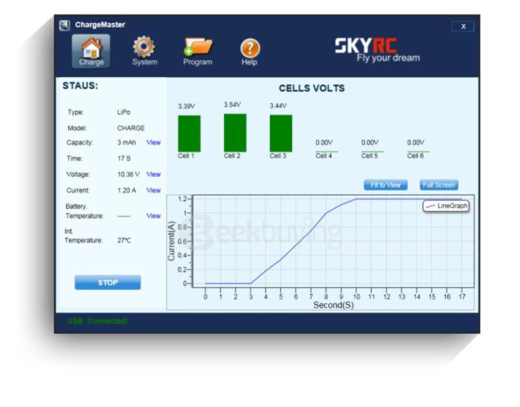 SKYRC S60 60W AC Battery Balance Charger Discharger
