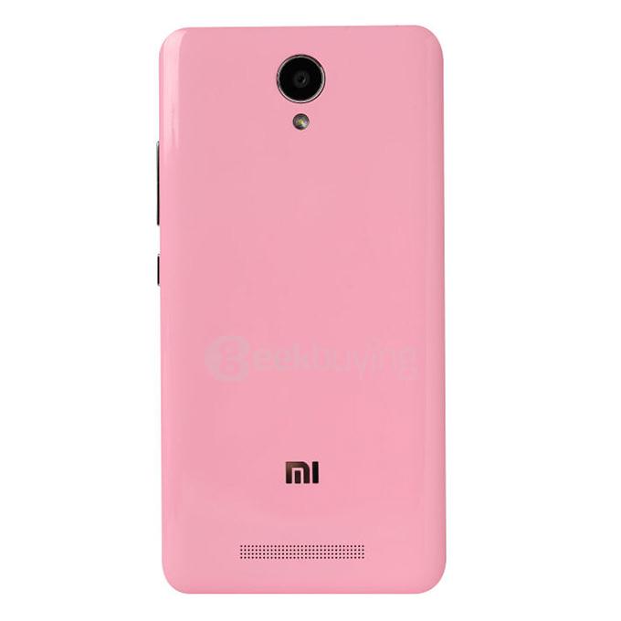 Original Xiaomi Redmi Note 2 Back Case Battery Cover Ultra Thin Hard Protective Case For Xiaomi Hongmi Note 2 - Pink