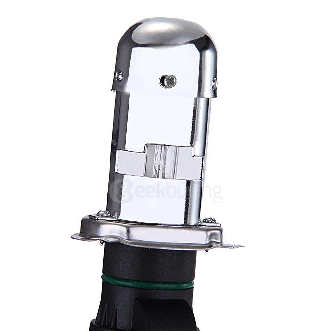 4300K Car H4-3 35W HID Xenon Headlight Light Lamp Bulb Replacement - Black + White ( One Pair )