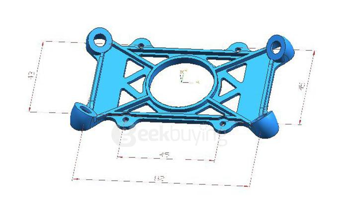 Flight Control Anti-Vibration Plate For APM KK MW MegaPirateNG Rabbit
