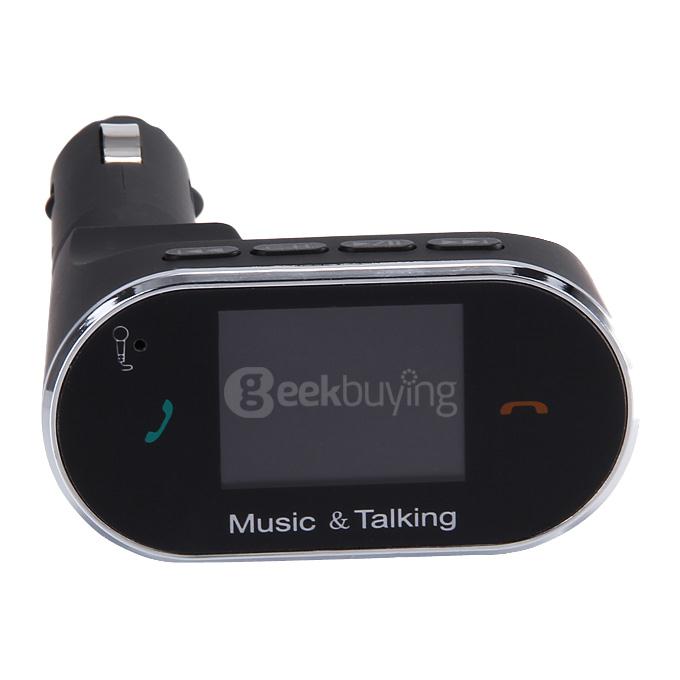 BT30 FM Transmitter Car Kit MP3 Player LCD Screen Bluetooth Handsfree SD USB Charger with Remote Control