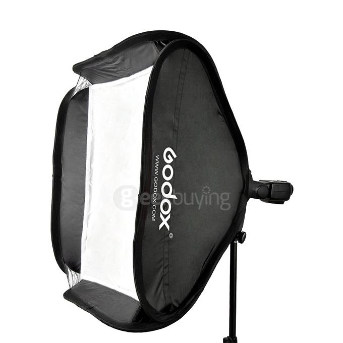Godox SFUV8080 60x60cm Foldable Soft Box Godox S Type Flash Bracket Mount Holder Carrying Bag For FPV Camera