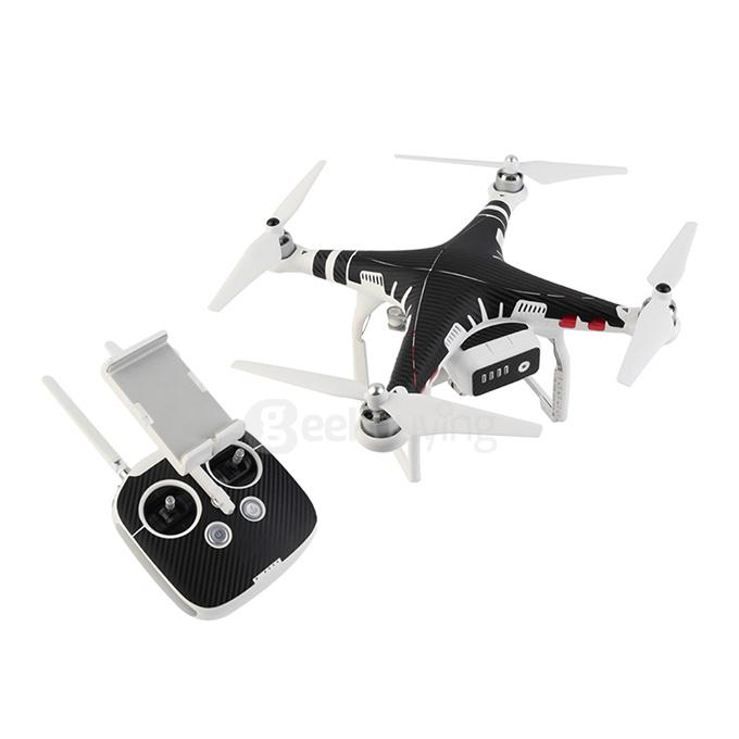 DJI Phantom 3 PVC Stickers Carbon Fiber Pattern Decals