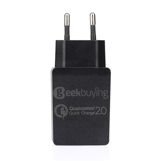Itian EU Plug Quick Charger QC 2.0 Fast Charger For LG G4 Samsung Galaxy S6/S6 Edge Plus Sony z5 HTC ASUS Zenfone 2 Xiaomi Mi4 - Black