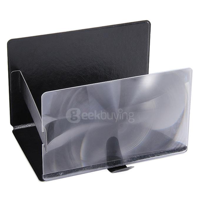 8.9 Inch Portable Magnifier HD Amplifier With Folding Screen For Universal Mobile Phones - Black