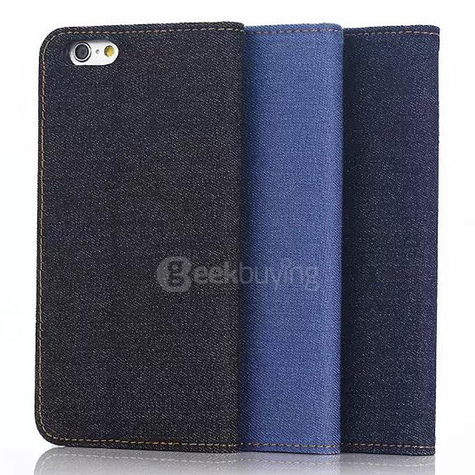 Protective Leather Case With Holder/Card Slots/Wallet For Apple iPhone 6s Plus 5.5inch - Light Blue