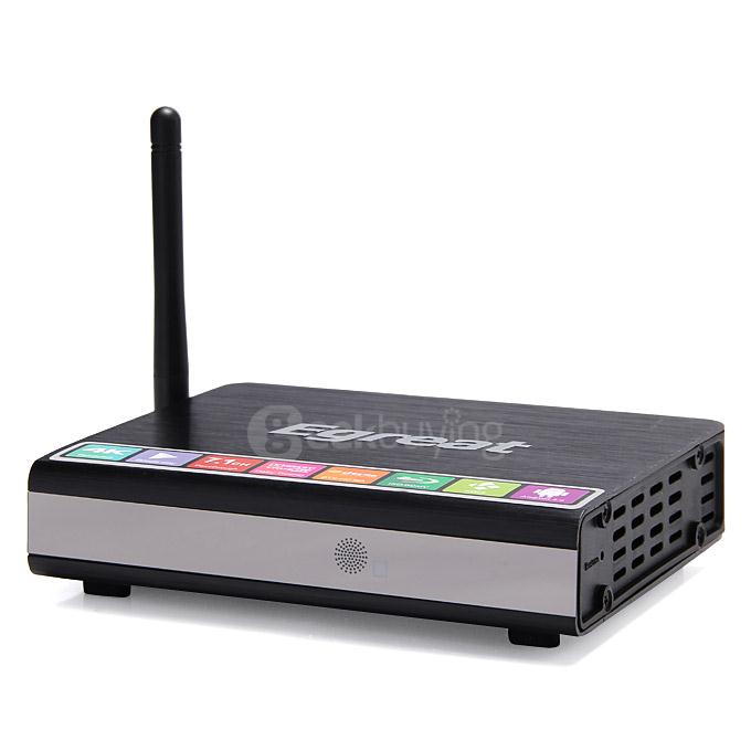 Egreat R6S-II Android 4K UHD Player Hi3798M Quard Core 1G/8G 802.11 b/g/n LAN BT4.0 HDMI Dolby TrueHD & DTS-HD MA