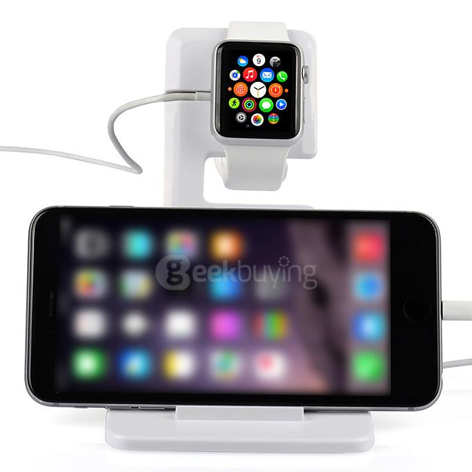 Itian A11 Charging Dock Station Holder for Apple iPhone iPad iWatch - White