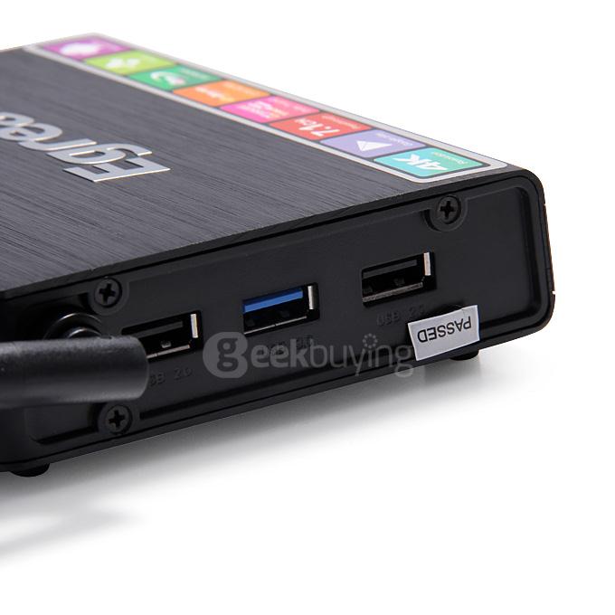 Egreat R6S-II Android 4K UHD Player Hi3798M Quard Core 1G/8G 802.11 b/g/n LAN BT4.0 HDMI Dolby TrueHD & DTS-HD MA