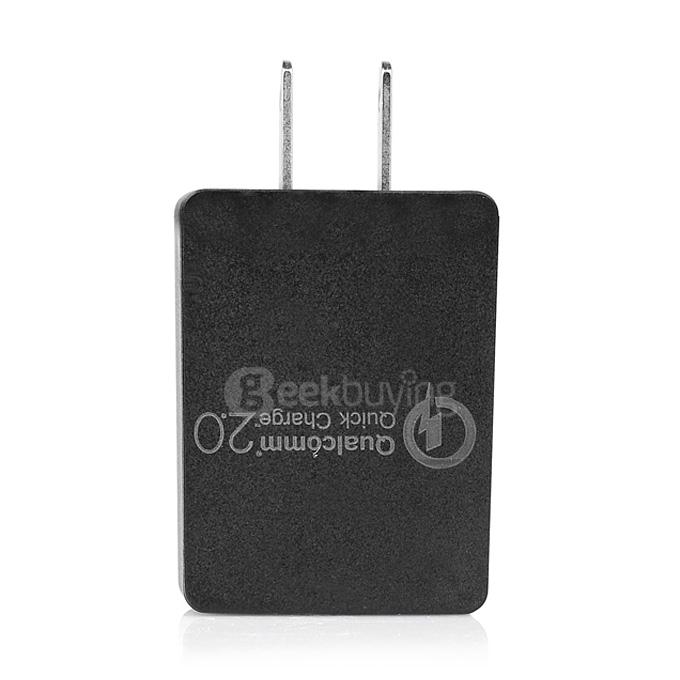 Itian US Plug Quick Charger QC 2.0 Fast Charger For LG G4 Samsung Galaxy S6/S6 Edge Plus Sony z5 HTC ASUS Zenfone 2 Xiaomi Mi4 - Black