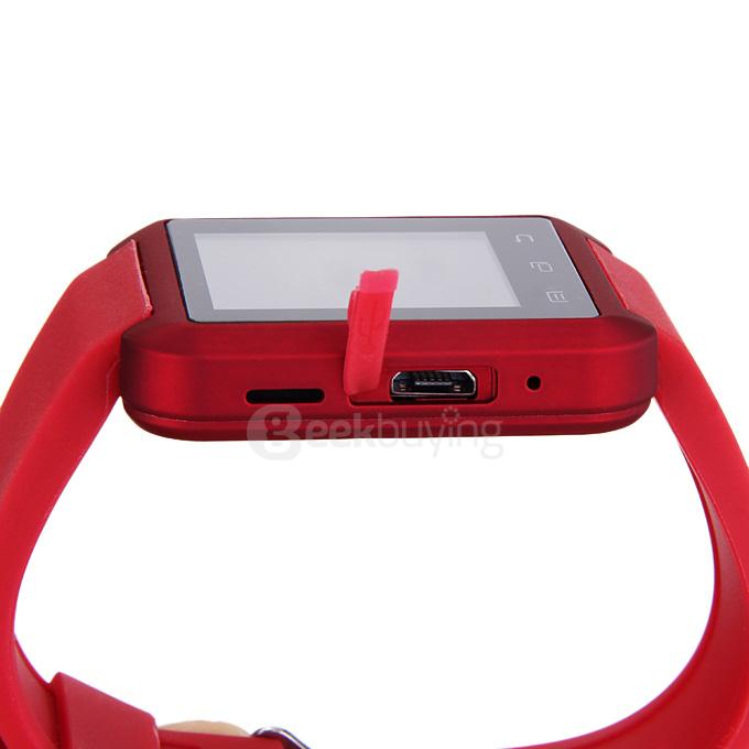 U8 U Watch MTK Bluetooth Smart Watch for iPhone Samsung S4/Note5 Android Smartphones - Red