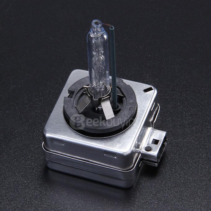 5000K 35W D3S Car HID Warm white Xenon Headlight Light Lamp Bulbs - Black + White (One Pair)