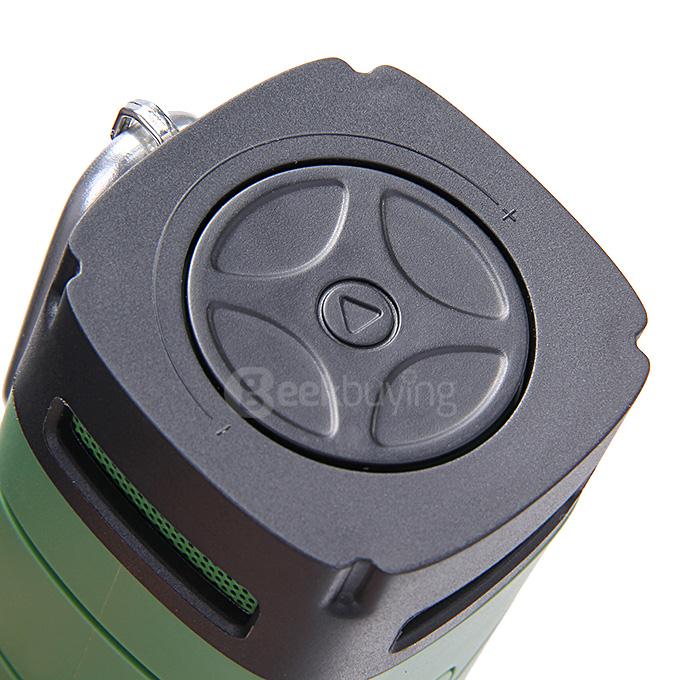 2015 EARSON Outdoor Wireless Water/Shockproof Stereo Speaker Audio MINI Portable Music Player Bluetooth 4.0 - Green