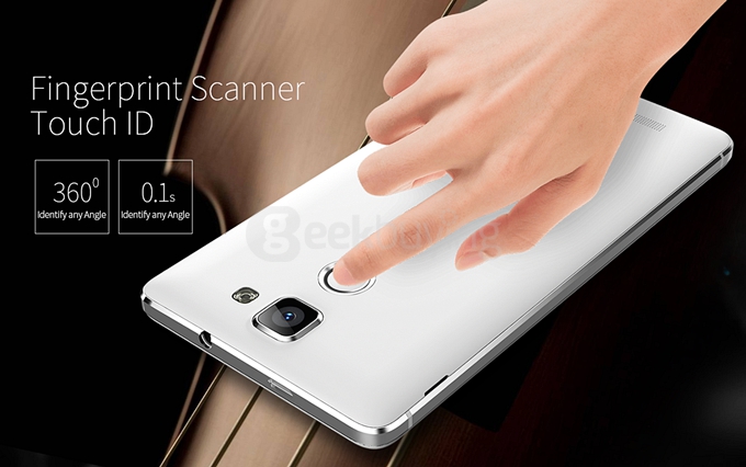 Mlais M7 Plus 5.5inch 4G LTE Android 5.1 3GB 16GB Smartphone 64bit MT6753 Octa Core 13.0MP Fingerprint ID - White