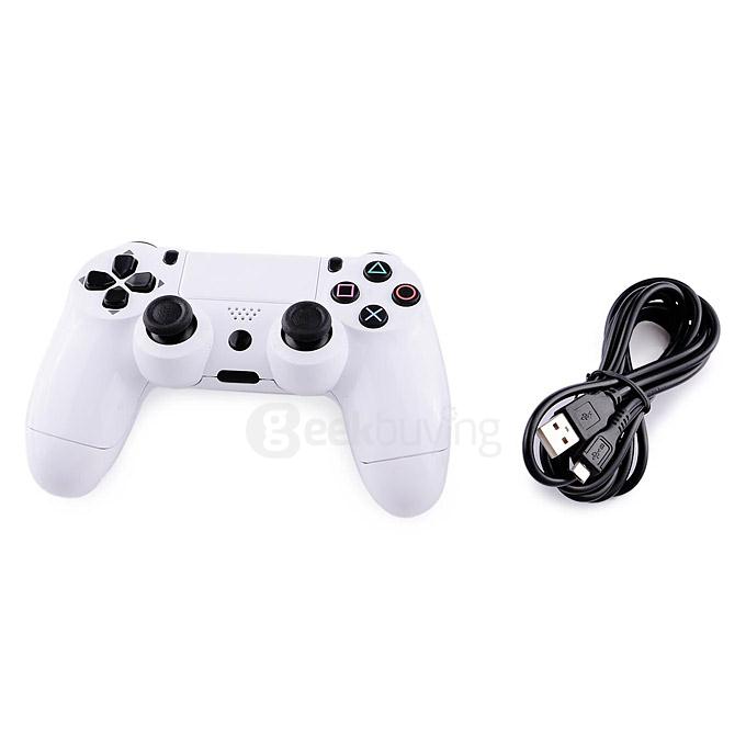 PS4 USB Wired Gaming Controller Gamepad Joystick With Analog Sticks for PC / Laptop / PlayStation 4 - White