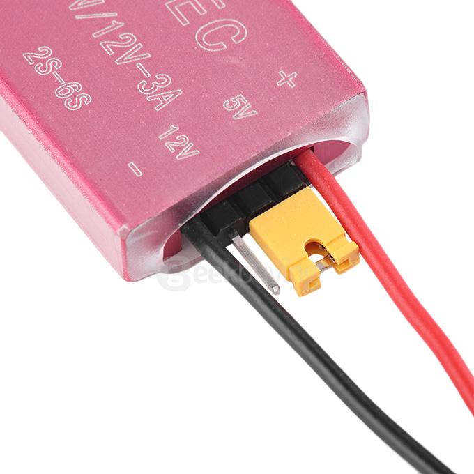 5V/12V 12V/3A Switchable UBEC Power Module - Red