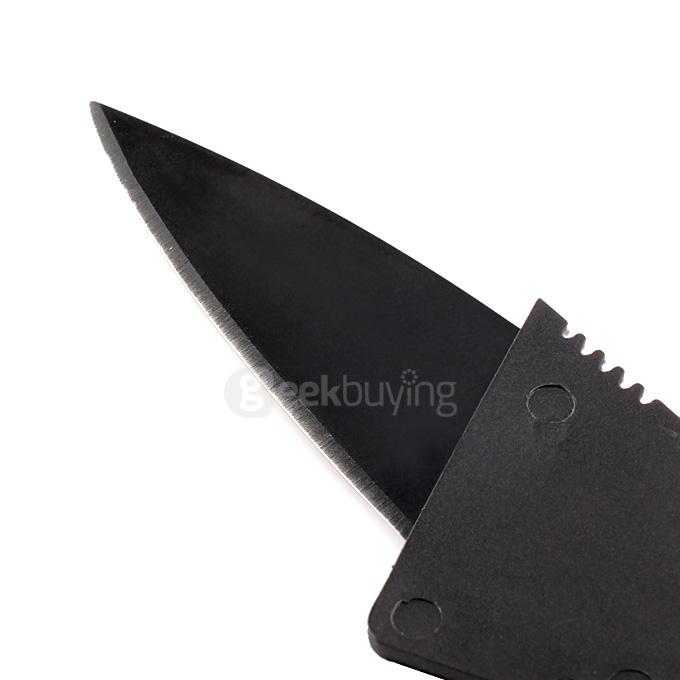 ACCU Multifunction Card Style Sharp-air DIY Folding Knife - Black
